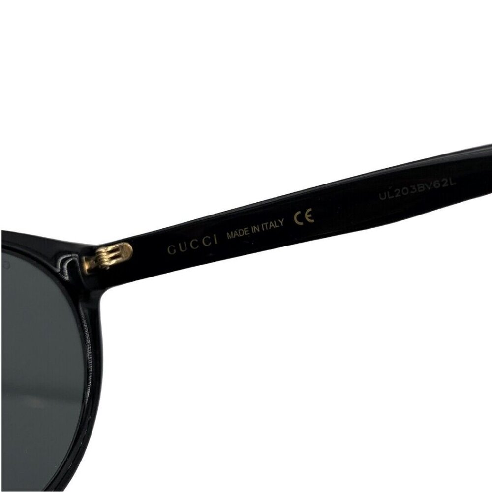 Authentic GUCCI Line Stone Sunglasses GG0419SA Black Resin #36634430 - Picture 8 of 12